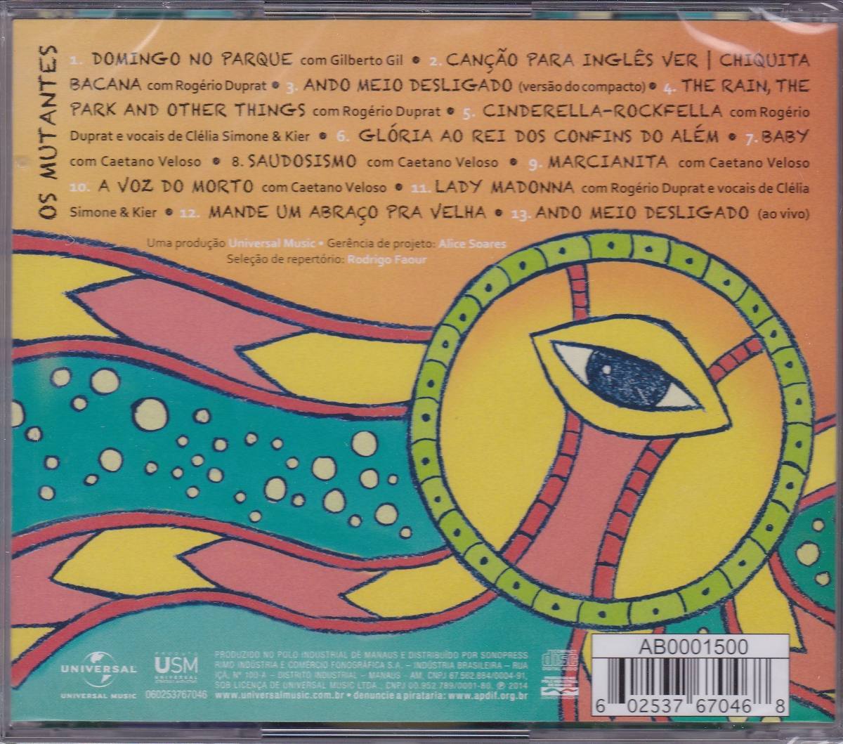 Os Mutantes - Mande Um Abraço Pra Velha encarte