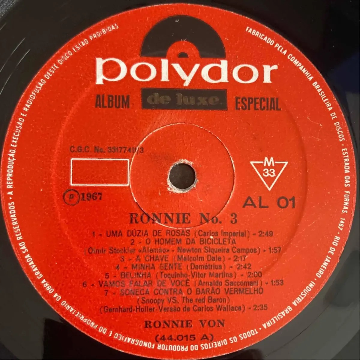 Ronnie Von - Ronnie Von Nº 3 encarte