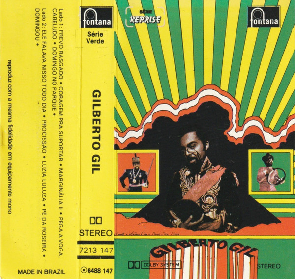 Gilberto Gil - Gilberto Gil (1968) encarte