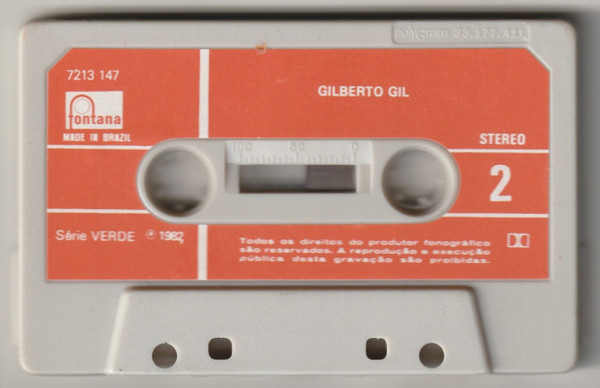Gilberto Gil - Gilberto Gil (1968) encarte