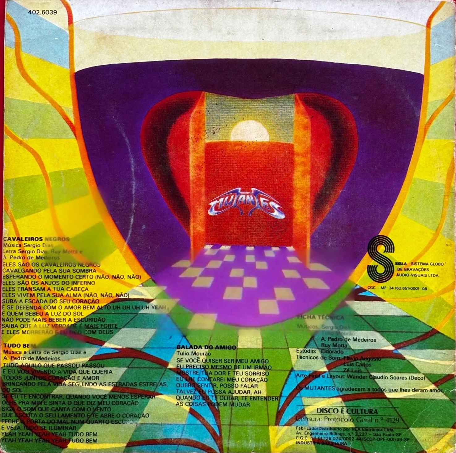 Os Mutantes - Cavaleiros Negros encarte