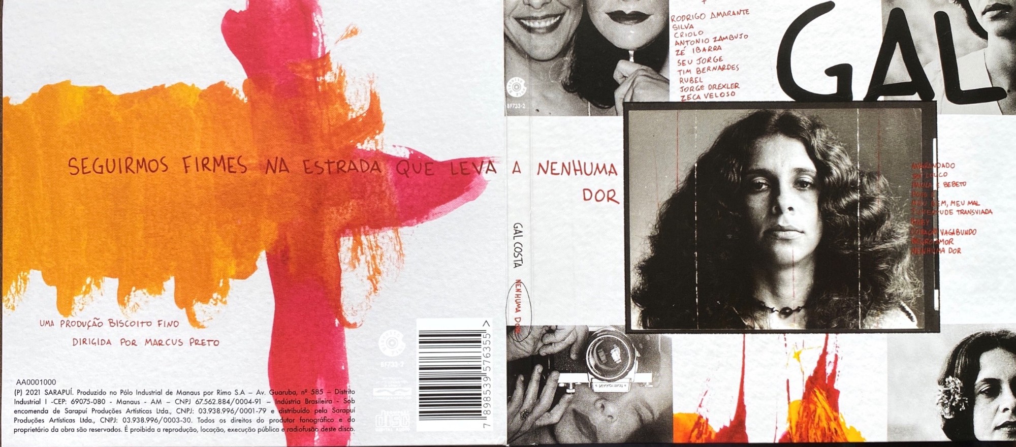 Gal Costa - Nenhuma Dor encarte