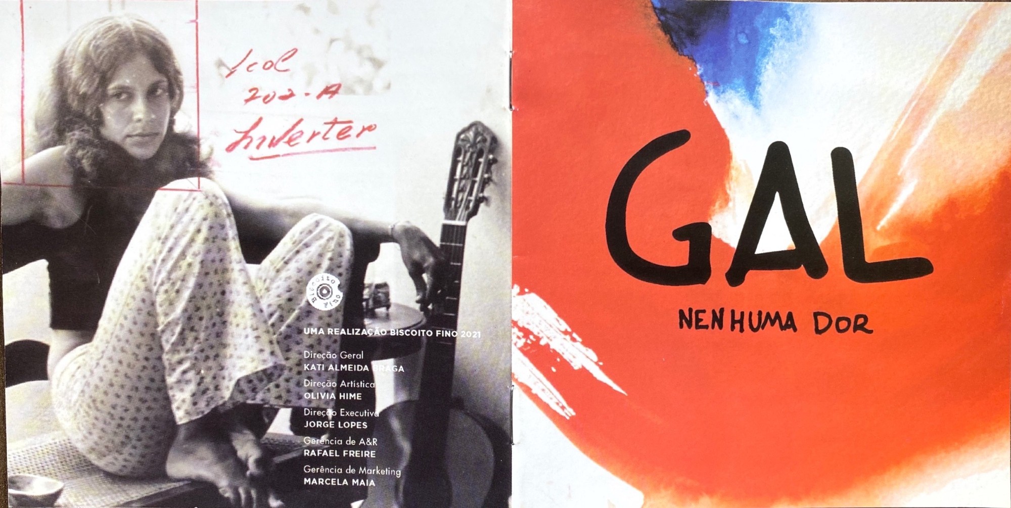 Gal Costa - Nenhuma Dor encarte