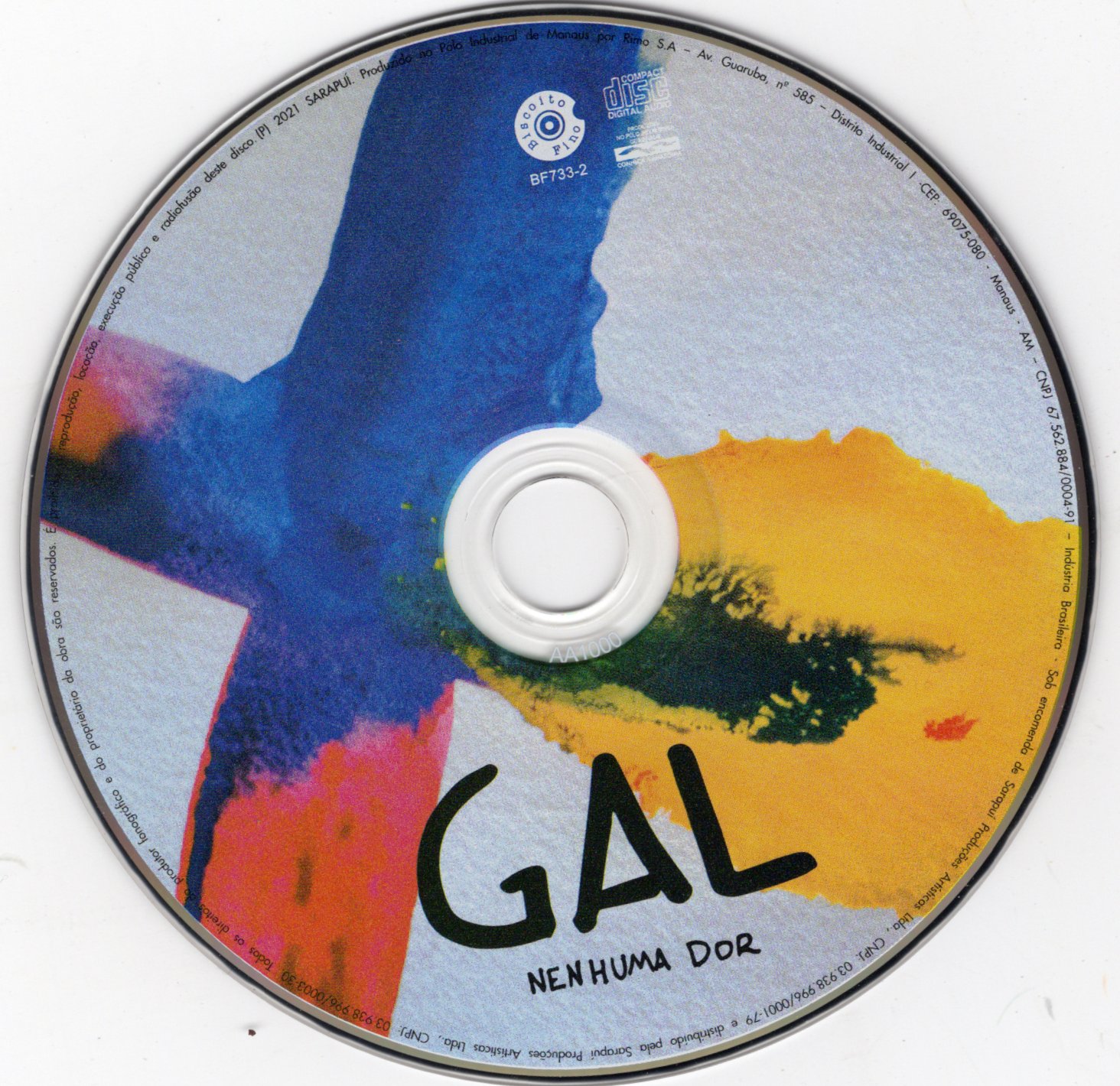 Gal Costa - Nenhuma Dor encarte