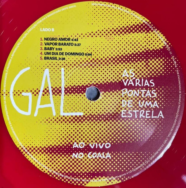 Gal Costa - As Várias Pontas de uma Estrela: Ao Vivo no Coala encarte