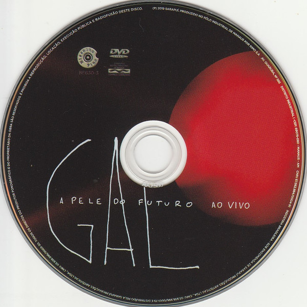 Gal Costa - A Pele do Futuro Ao Vivo encarte