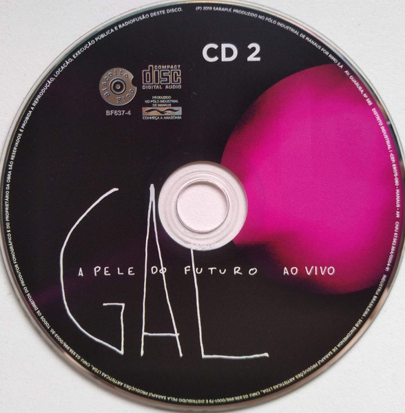 Gal Costa - A Pele do Futuro Ao Vivo encarte