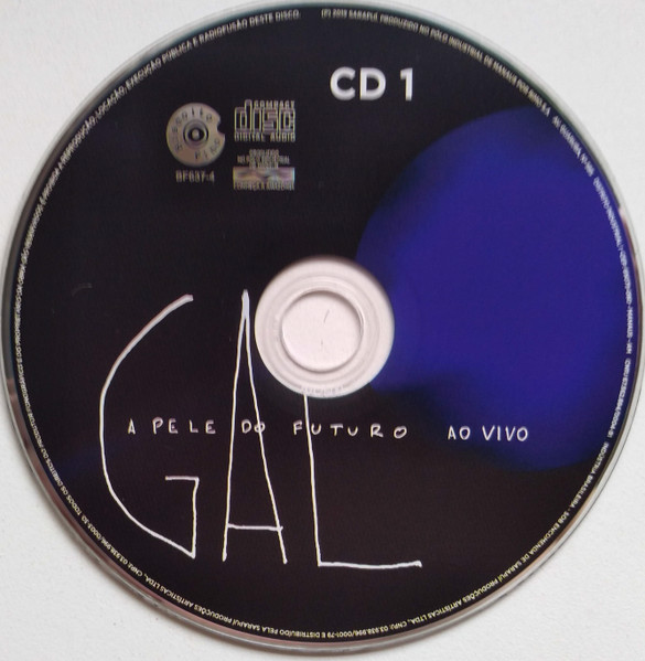 Gal Costa - A Pele do Futuro Ao Vivo encarte