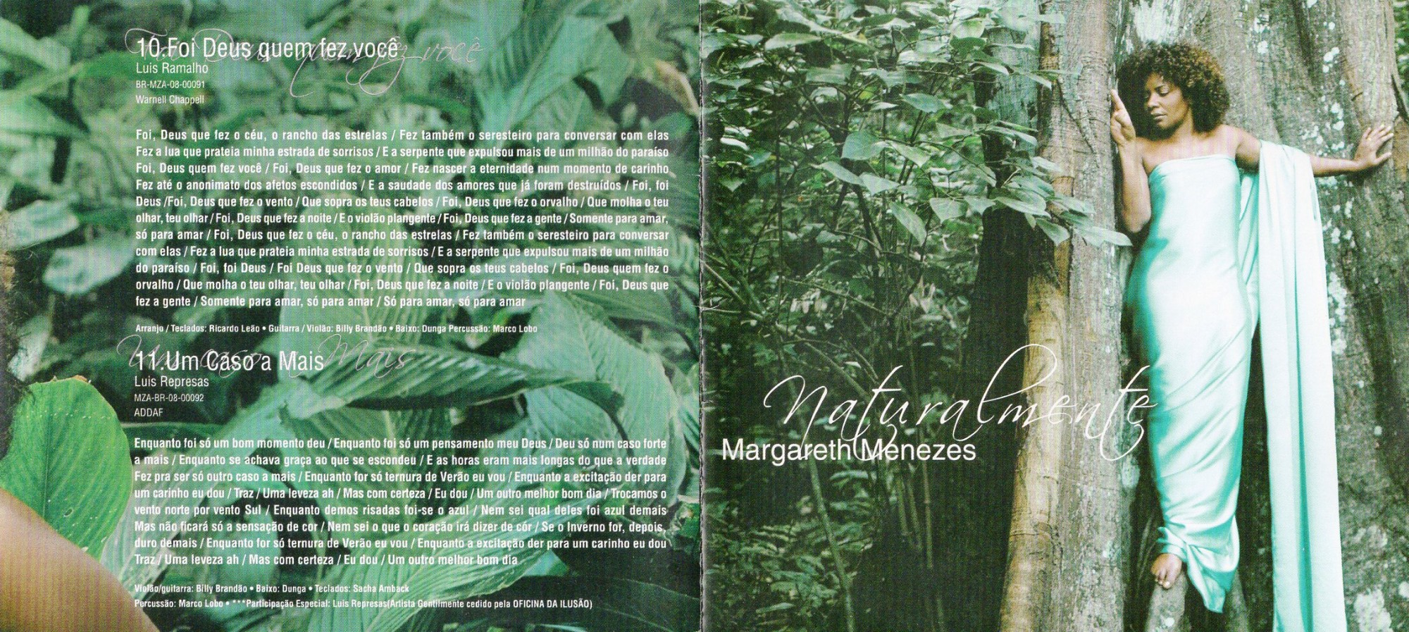 Margareth Menezes - Naturalmente encarte