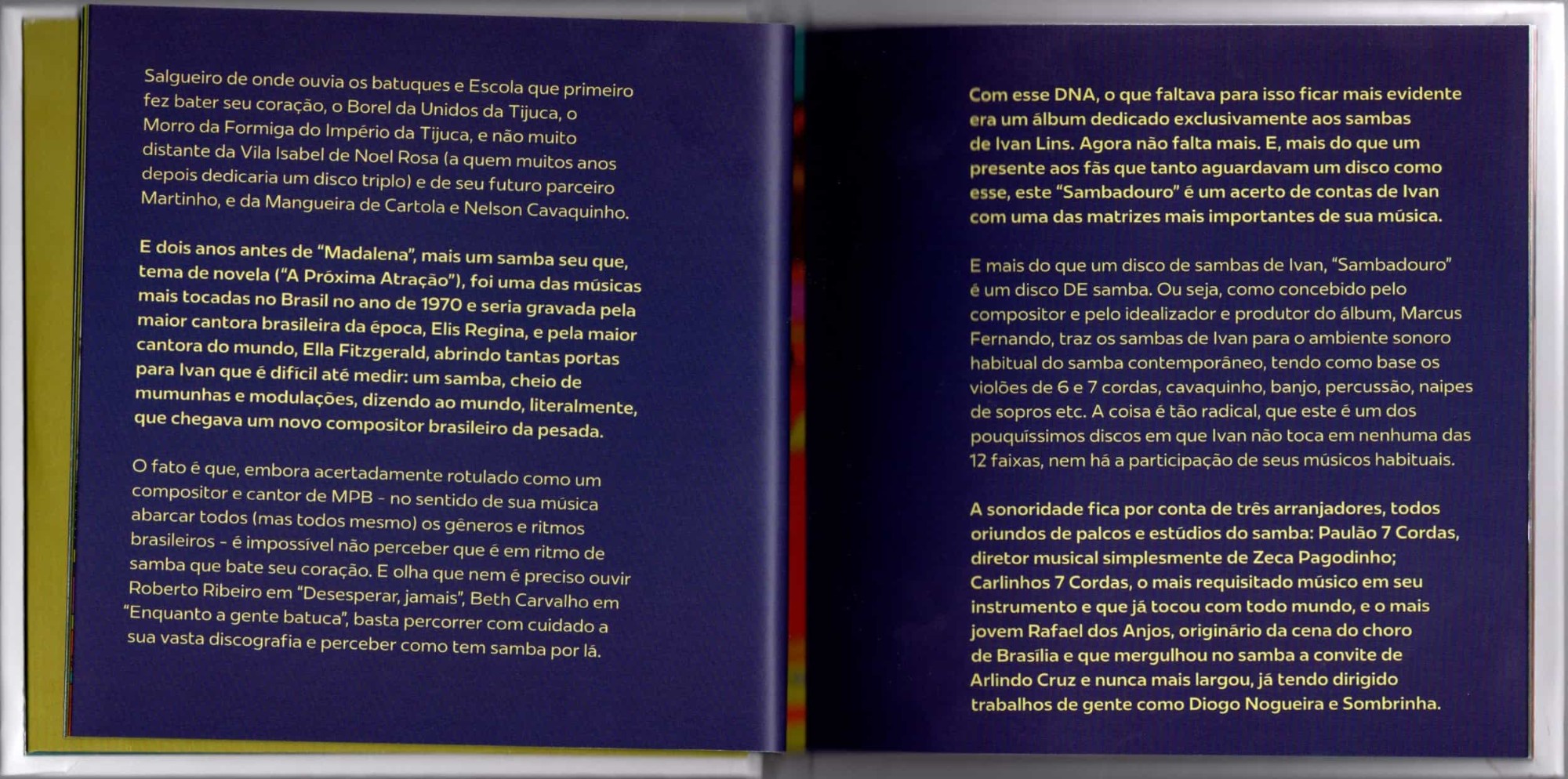 Ivan Lins - Sambadouro encarte