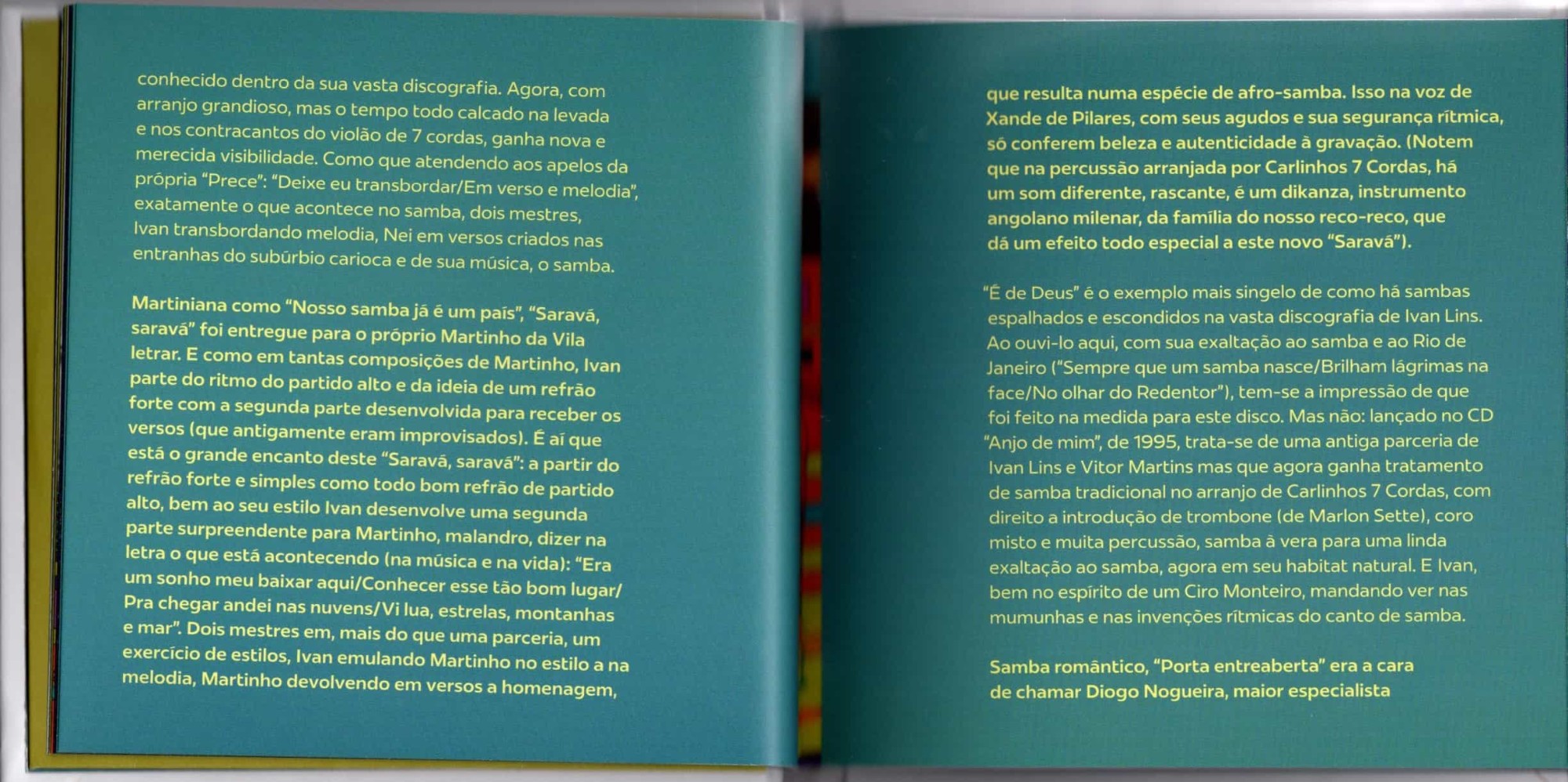 Ivan Lins - Sambadouro encarte