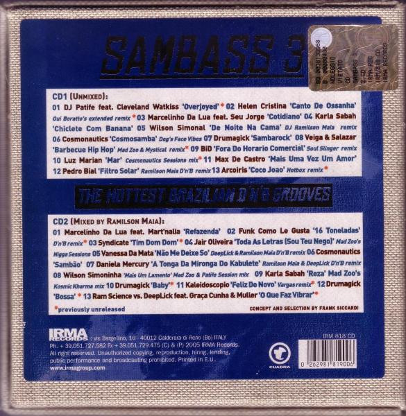 Sambass 3 (The Hottest Brazilian D'n'B Grooves) encarte